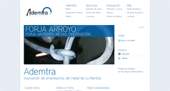 Desktop Screenshot of ademtra.es